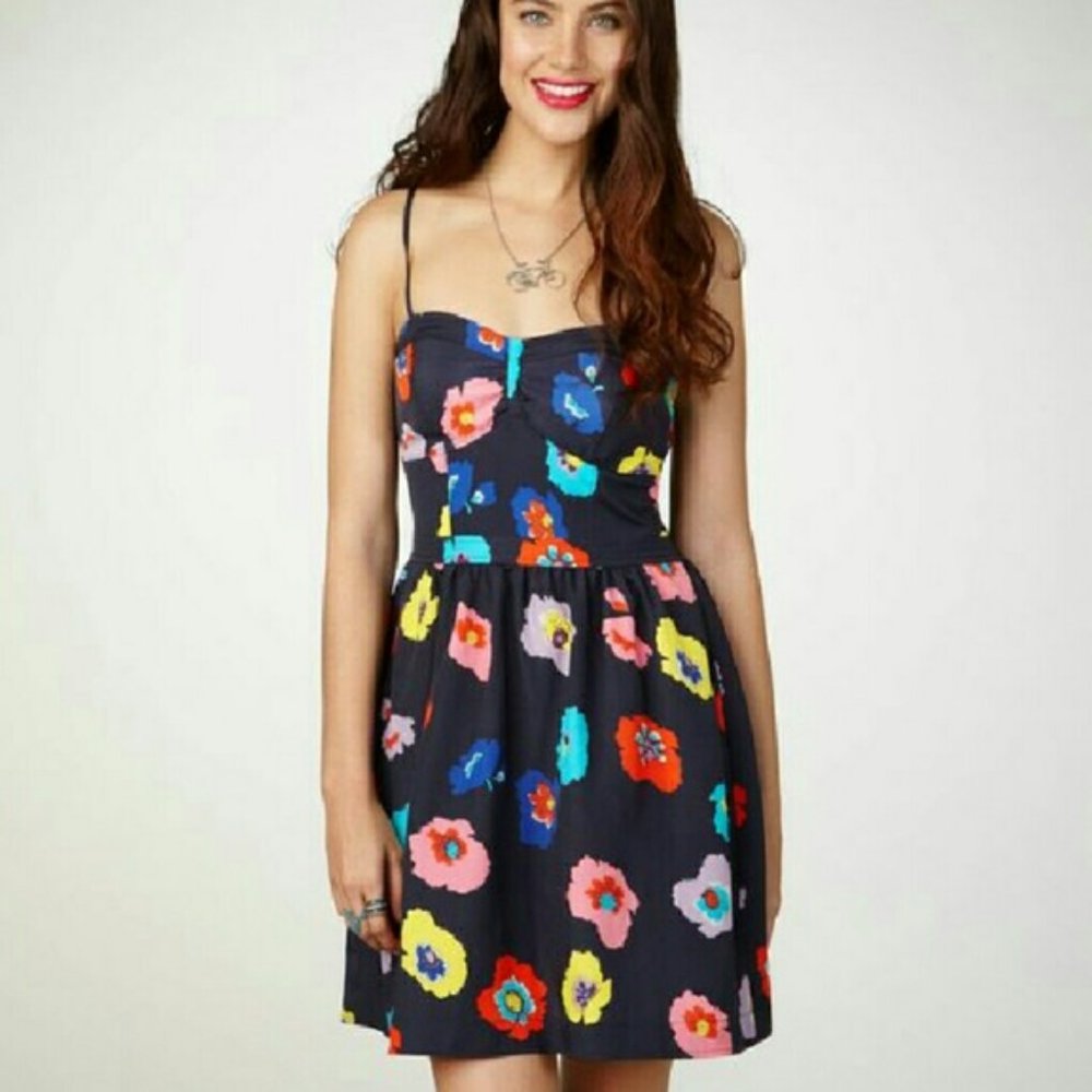American Eagle Navy Floral Dress (6)